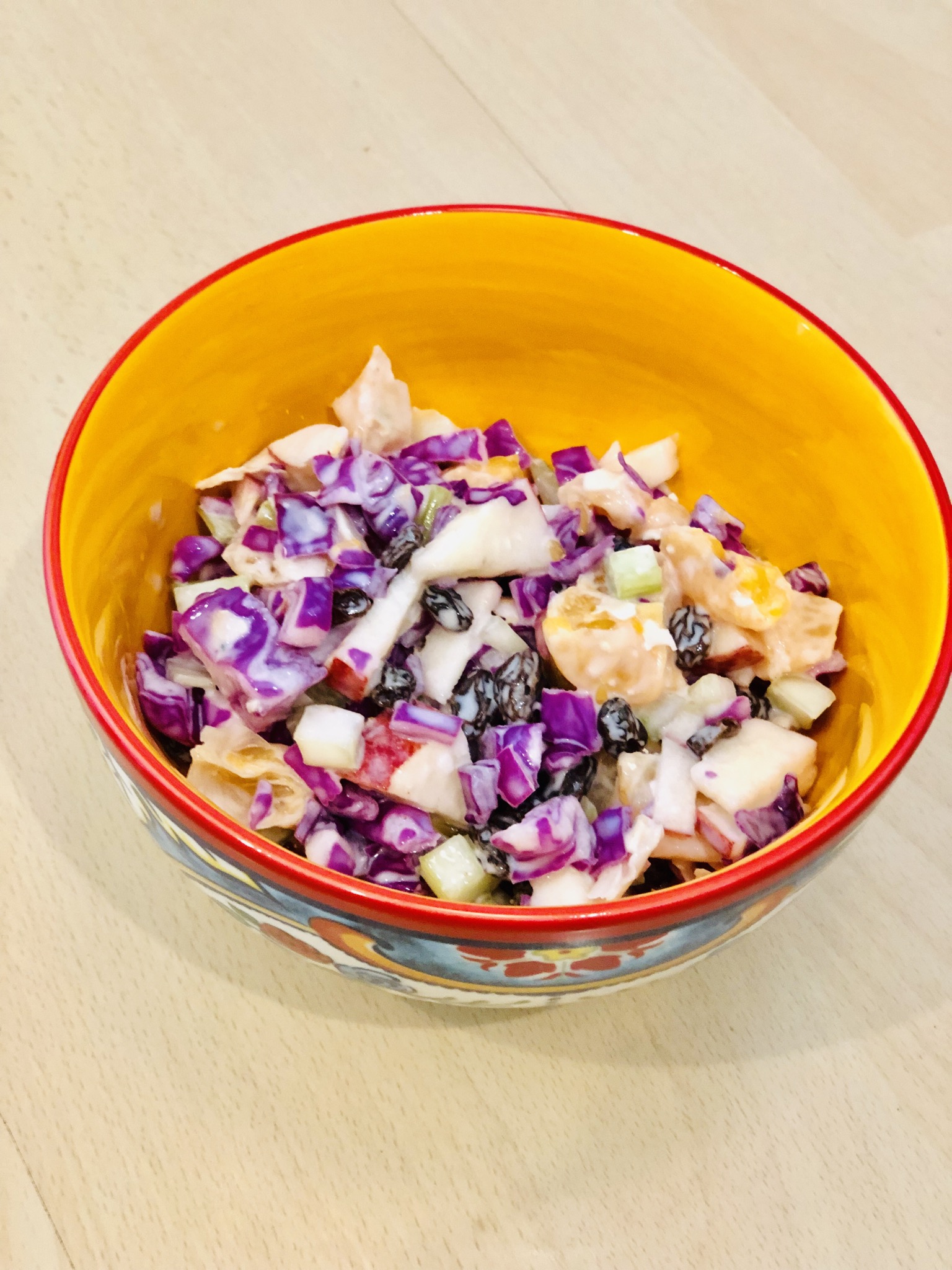 Apple, Cabbage & Yogurt Salad Recipe Danielle Blends