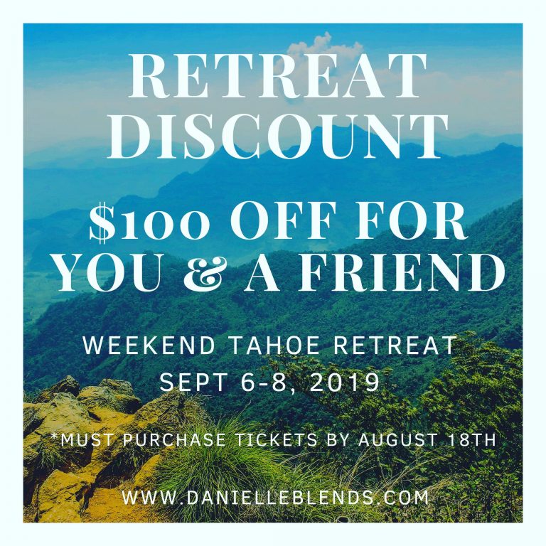 Retreat Discount For You & A Friend Danielle Blends